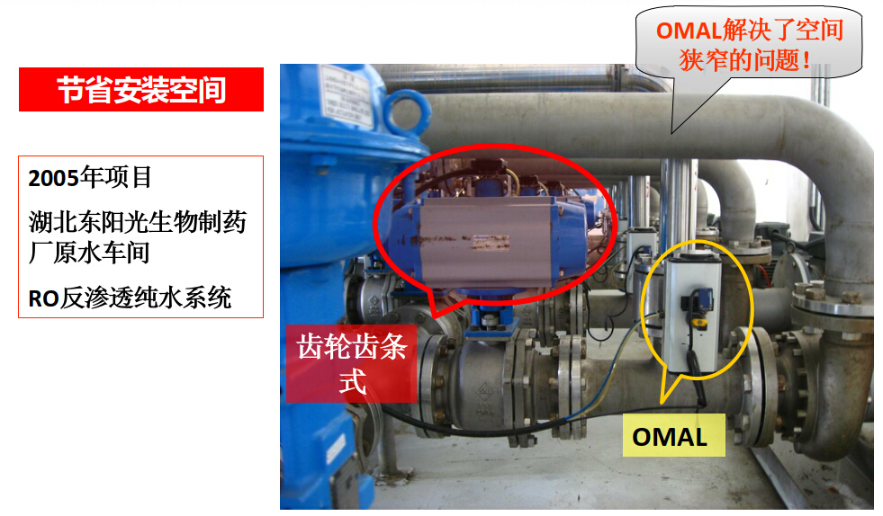 OMAL阀门在东阳光制药的应用 OMAL阀门在东阳光制药的应用